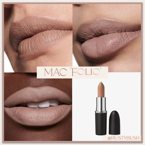 MAC ‘Folio’ M·A·Cximal Silky Matte Lipstick - Picture 1 of 9